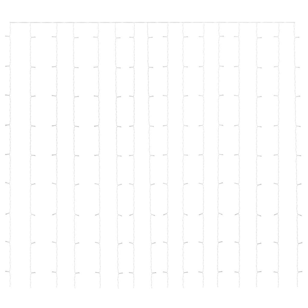 vidaXL Κουρτίνα LED Φωτάκια 300 LED Μπλε 3 x 3 μ. 8 Λειτουργίες