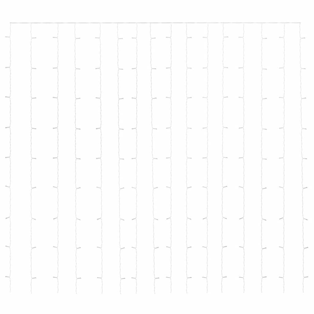 vidaXL Κουρτίνα LED Φωτάκια 300 LED Πολύχρωμα 3 x 3 μ. 8 Λειτουργίες