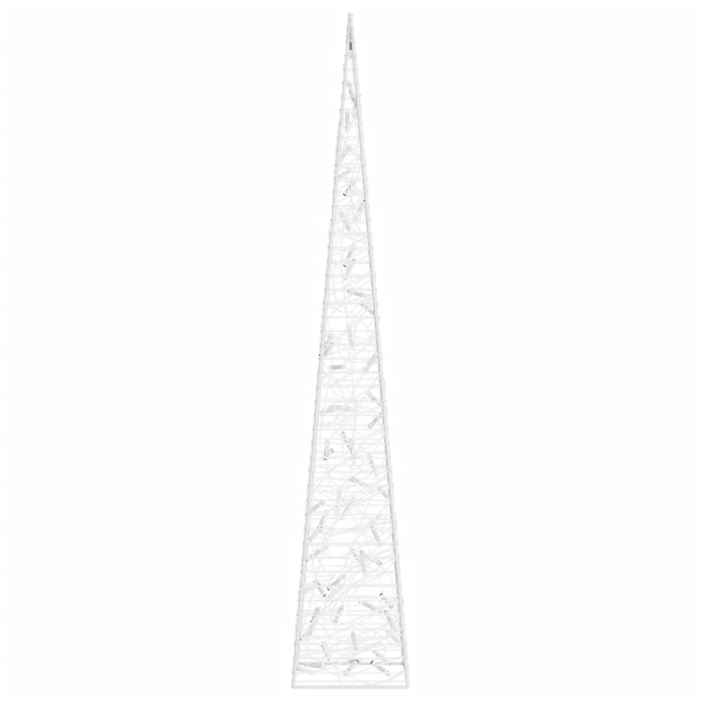vidaXL Κώνος Διακοσμητικός LED Ακρυλ. Ψυχρό Λευκό 120 εκ.