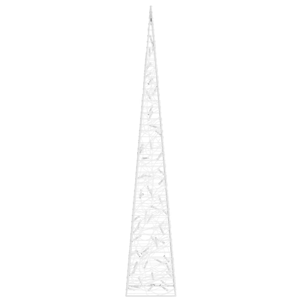 vidaXL Κώνος Διακοσμητικός LED Ακρυλικός Μπλε 120 εκ.