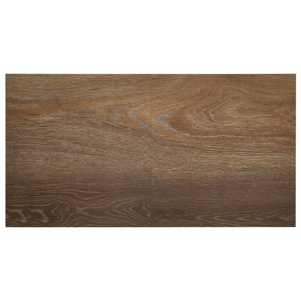 vidaXL Δάπεδο Αυτοκόλλητο Καφέ 20 Τεμαχίων 1,86 μ² από PVC