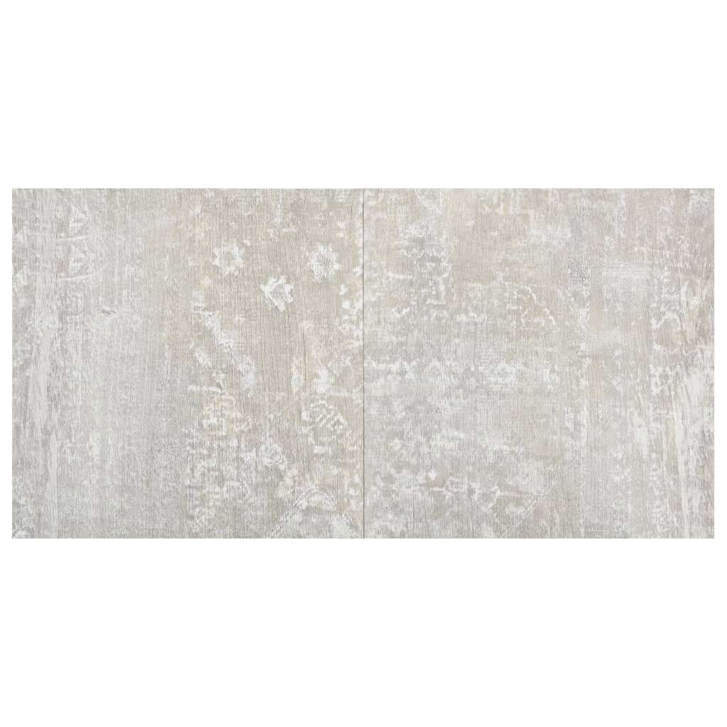 vidaXL Δάπεδο Αυτοκόλλητο Ανοιχτό Γκρι 20 τεμ. 1,86 μ² από PVC