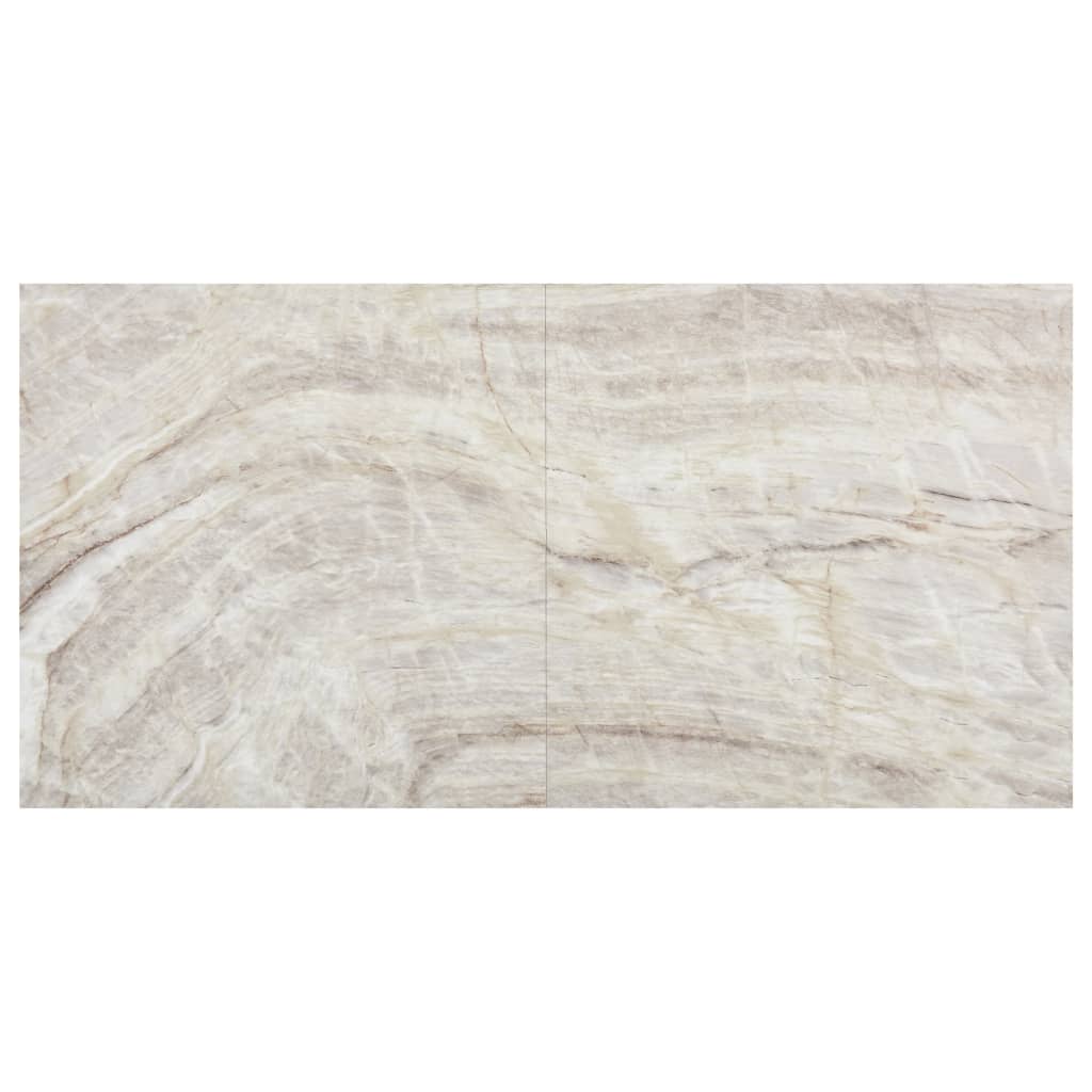 vidaXL Δάπεδο Αυτοκόλλητο Μπεζ 20 τεμ. 1,86 μ² από PVC