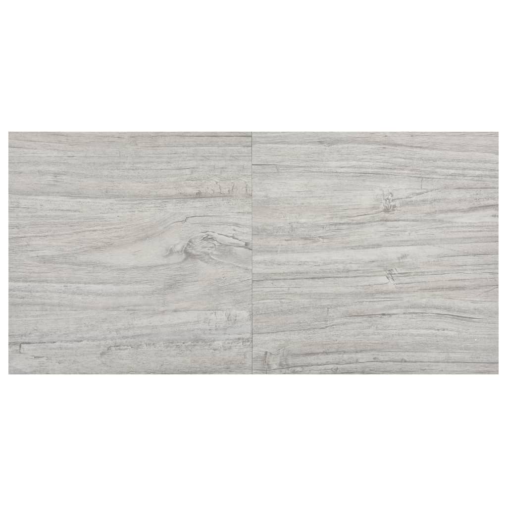 vidaXL Δάπεδο Αυτοκόλλητο Ανοιχτό Γκρι 20 τεμ. 1,86 μ² από PVC