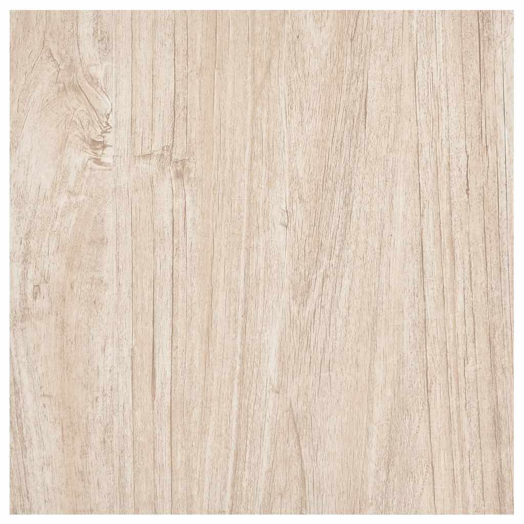 vidaXL Δάπεδο Αυτοκόλλητο Ανοιχτό Καφέ 20 τεμ. 1,86 μ² από PVC