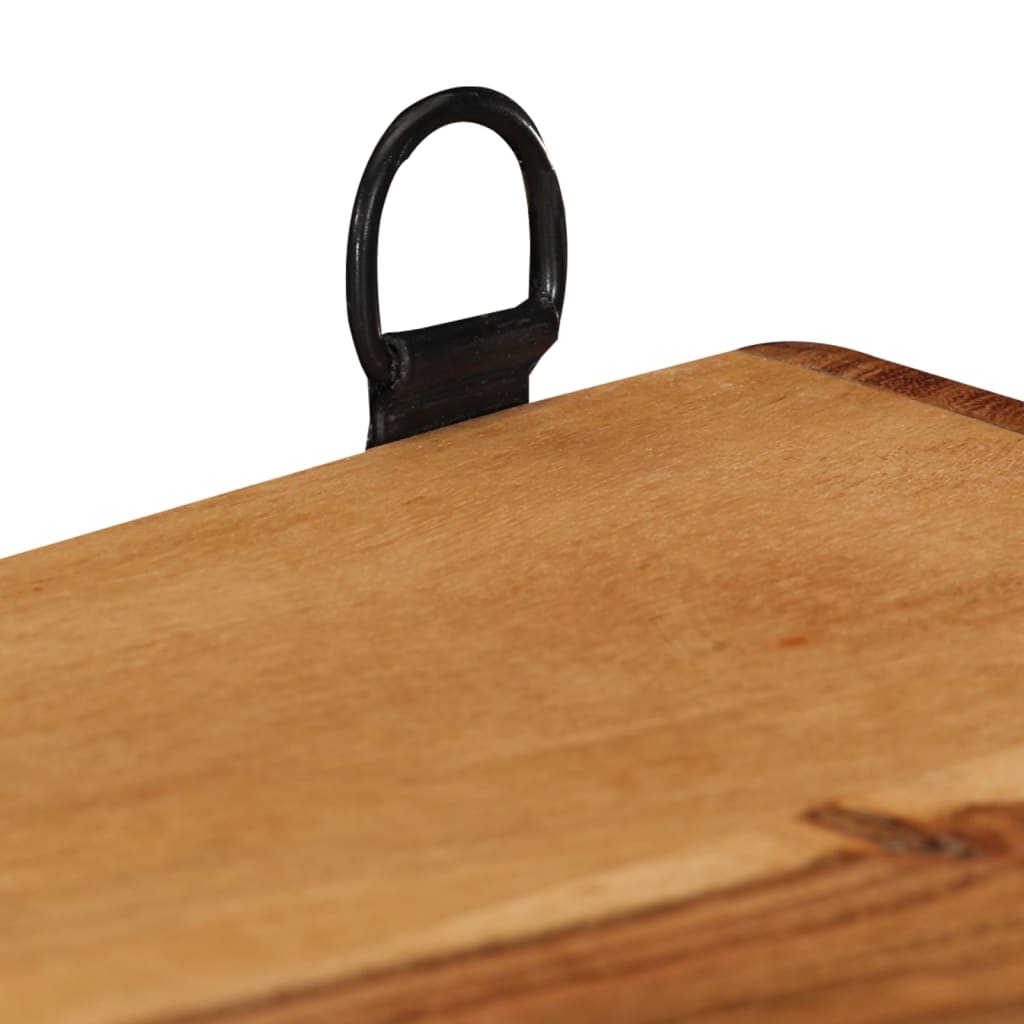 vidaXL Ράφια Κύβοι Τοίχου Σετ 3 Τεμαχίων από Μασίφ Ξύλο Ακακίας