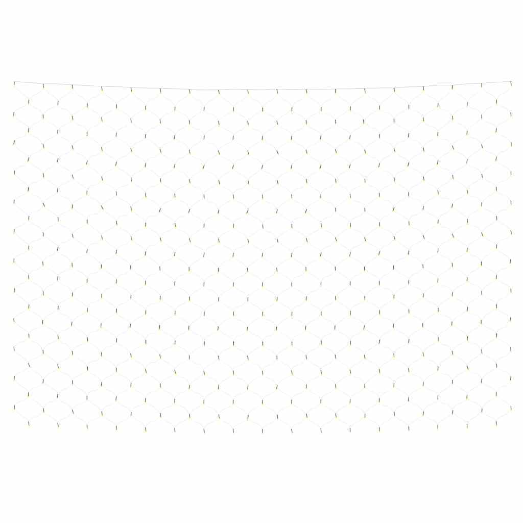 vidaXL Χριστουγεν. Φωτάκια Δίχτυ Λευκά Εσ./Εξ. Χώρου 3 x 2 μ. 204 LED