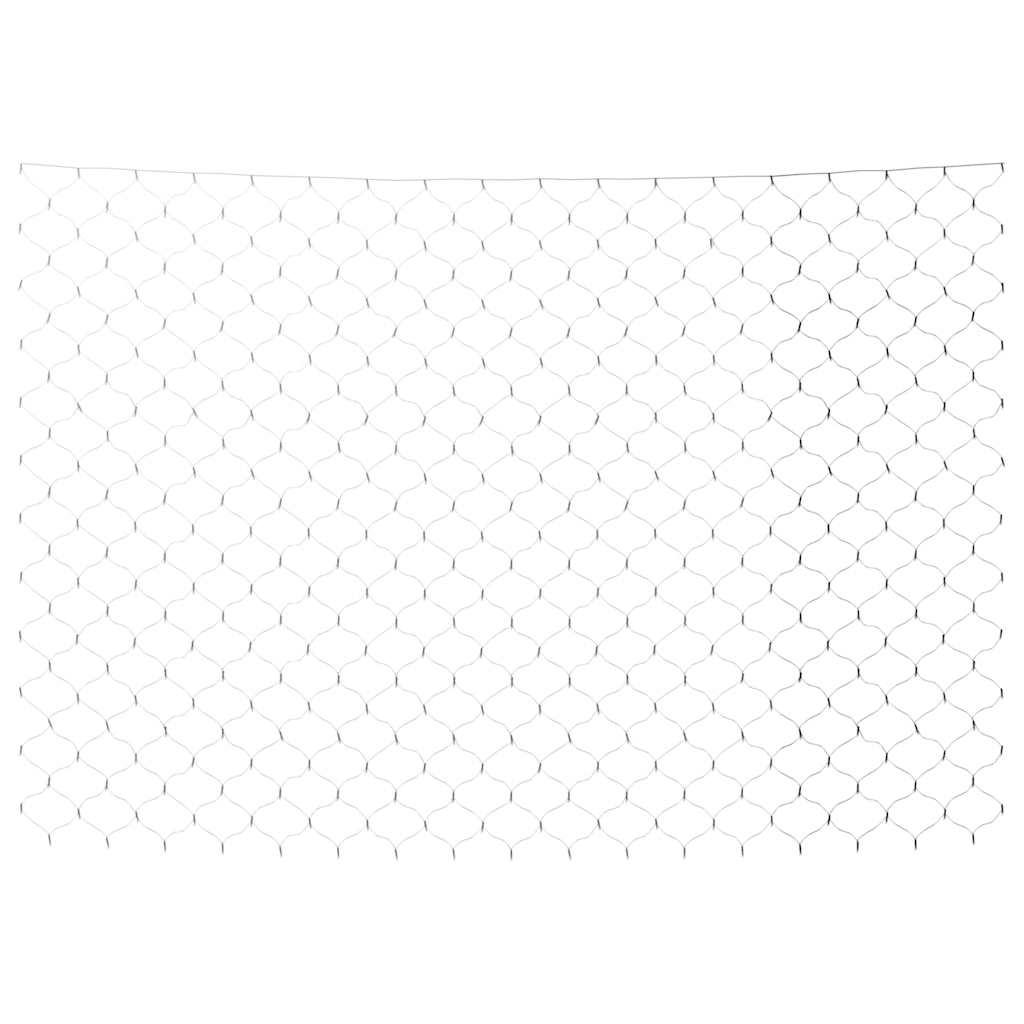 vidaXL Χριστουγ. Φωτάκια Δίχτυ Ψυχρό Λευκό Εσ./Εξ. Χώρου 3x2μ. 204 LED