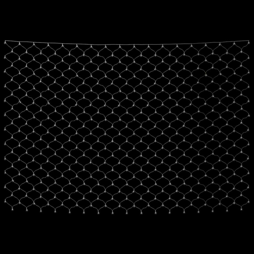 vidaXL Χριστουγ. Φωτάκια Δίχτυ Ψυχρό Λευκό Εσ./Εξ. Χώρου 3x3μ. 306 LED