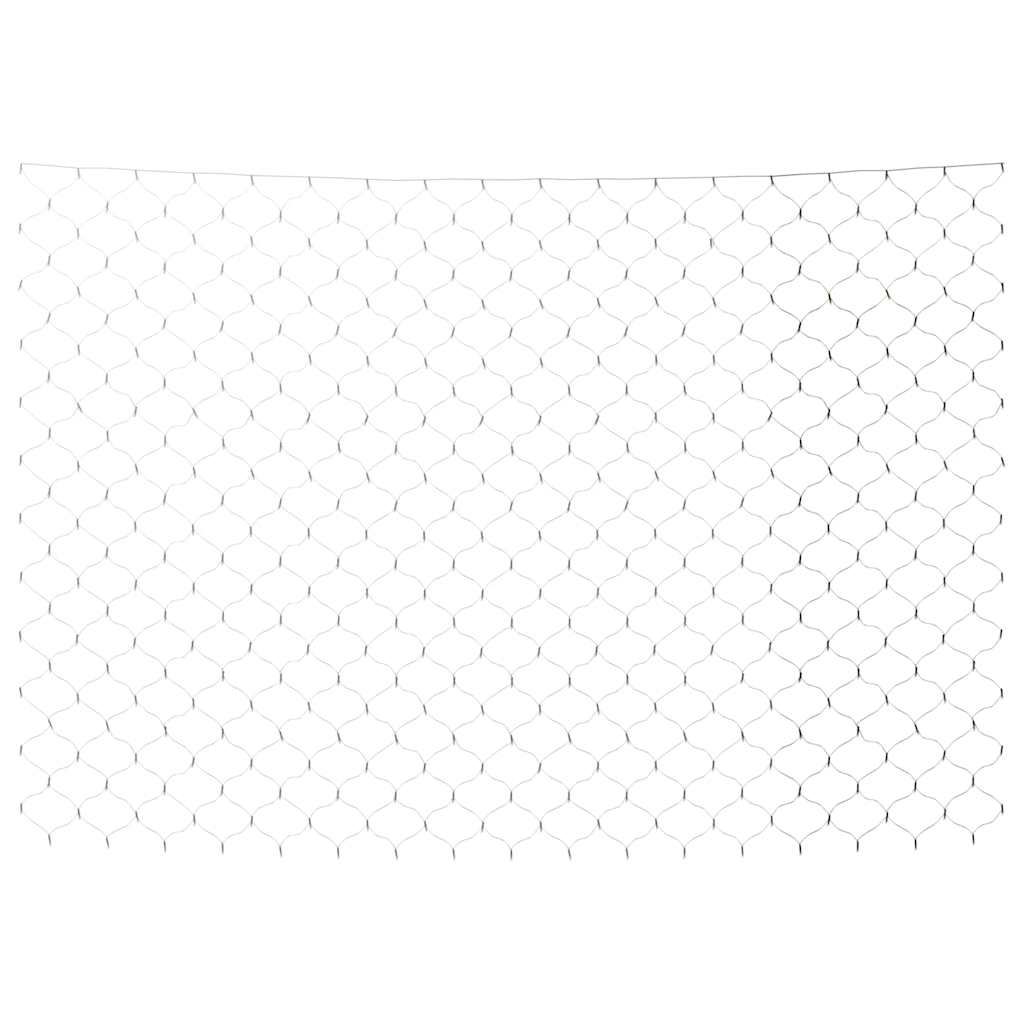 vidaXL Χριστουγ. Φωτάκια Δίχτυ Ψυχρό Λευκό Εσ./Εξ. Χώρου 3x3μ. 306 LED