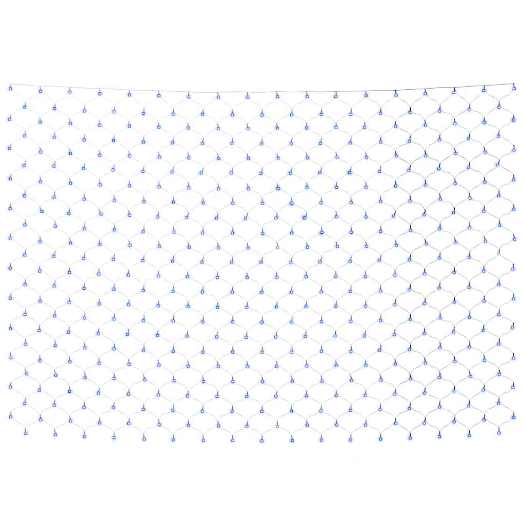 vidaXL Χριστουγεν. Φωτάκια Δίχτυ Γαλάζια Εσ./Εξ. Χώρου 3x3 μ. 306 LED