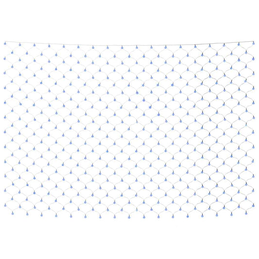 vidaXL Χριστουγεν. Φωτάκια Δίχτυ Γαλάζια Εσ./Εξ. Χώρου 3x3 μ. 306 LED