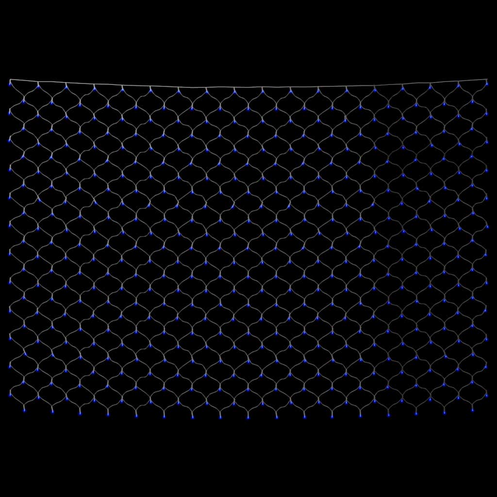 vidaXL Χριστουγεν. Φωτάκια Δίχτυ Γαλάζια Εσ./Εξ. Χώρου 3x3 μ. 306 LED