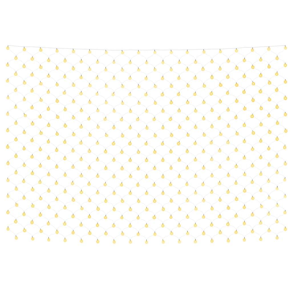 vidaXL Χριστουγεννιάτικα Φωτάκια Δίχτυ Λευκά Εσ/Εξ. Χώρου 4x4μ 544 LED