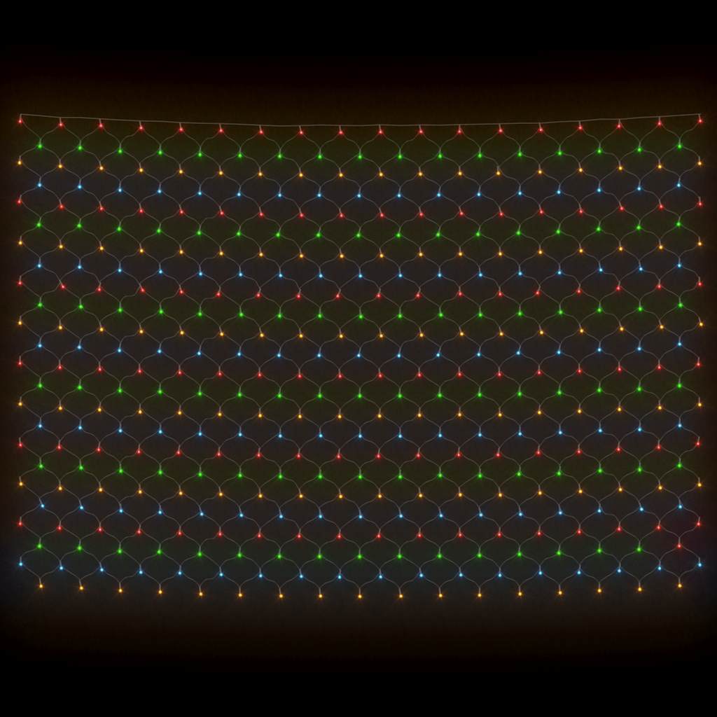 vidaXL Χριστουγεν. Φωτάκια Δίχτυ Πολύχρωμα Εσ./Εξ. Χώρου 4x4μ. 544 LED