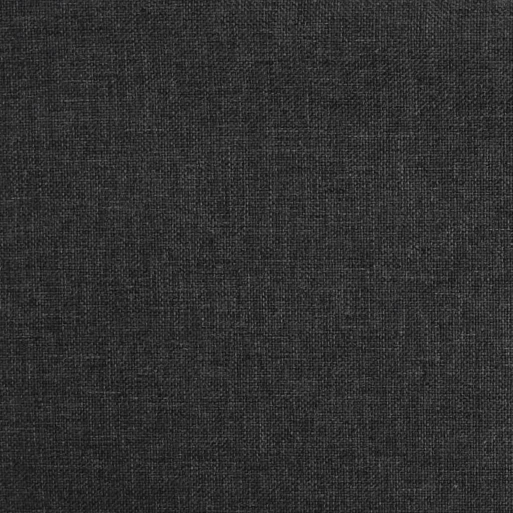 vidaXL Κουνιστή Πολυθρόνα Μαύρη Υφασμάτινη