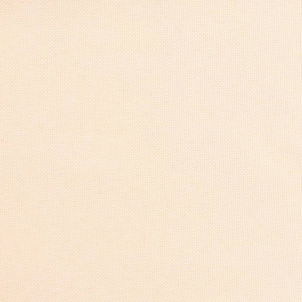 vidaXL Κουνιστή Πολυθρόνα Κρεμ Υφασμάτινη