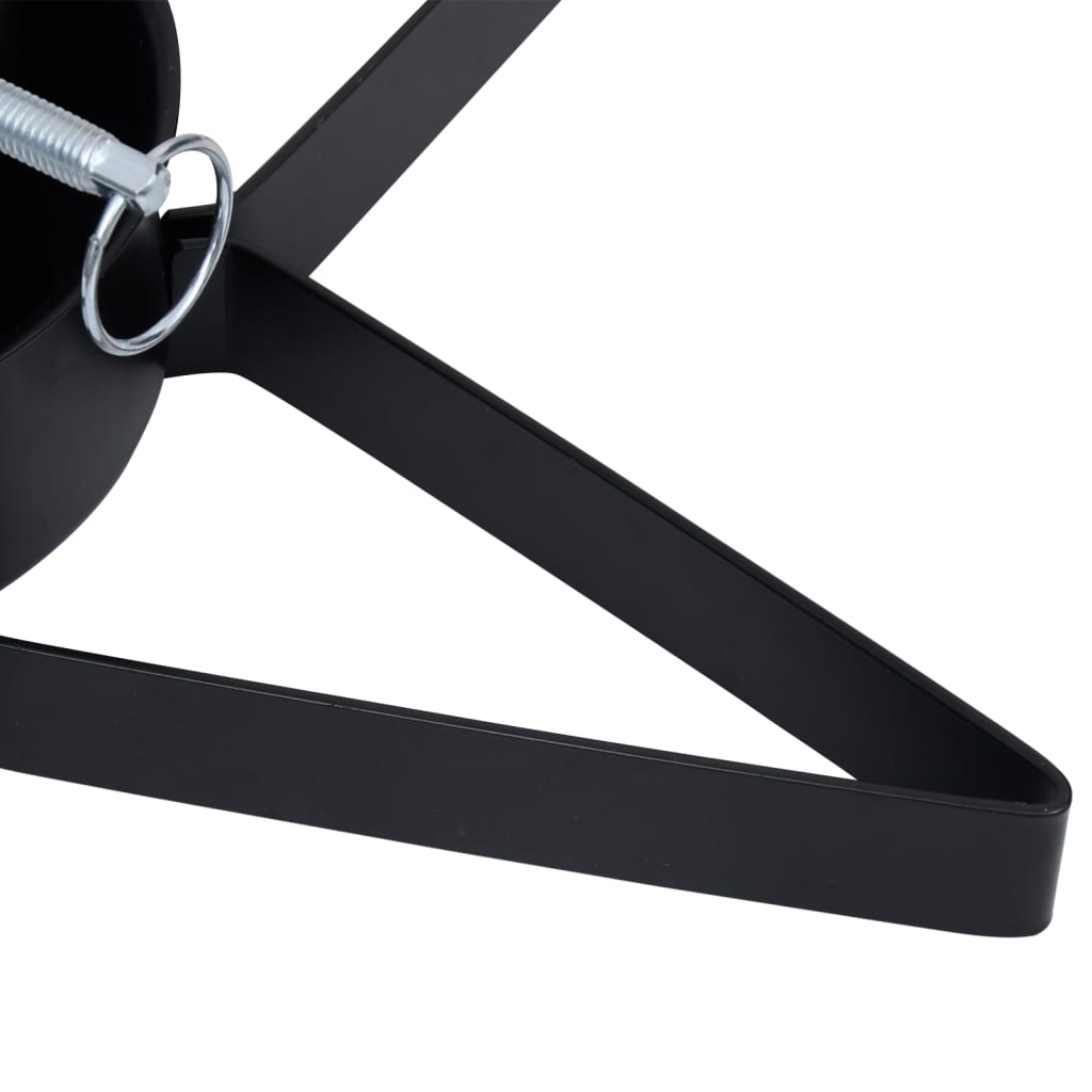 vidaXL Βάση Χριστουγεννιάτικου Δέντρου Μαύρη 47 x 47 x 13,5 εκ.