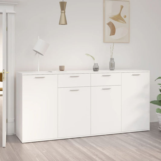 vidaXL Μπουφές Λευκός 160 x 36 x 75 εκ. από Επεξ. Ξύλο