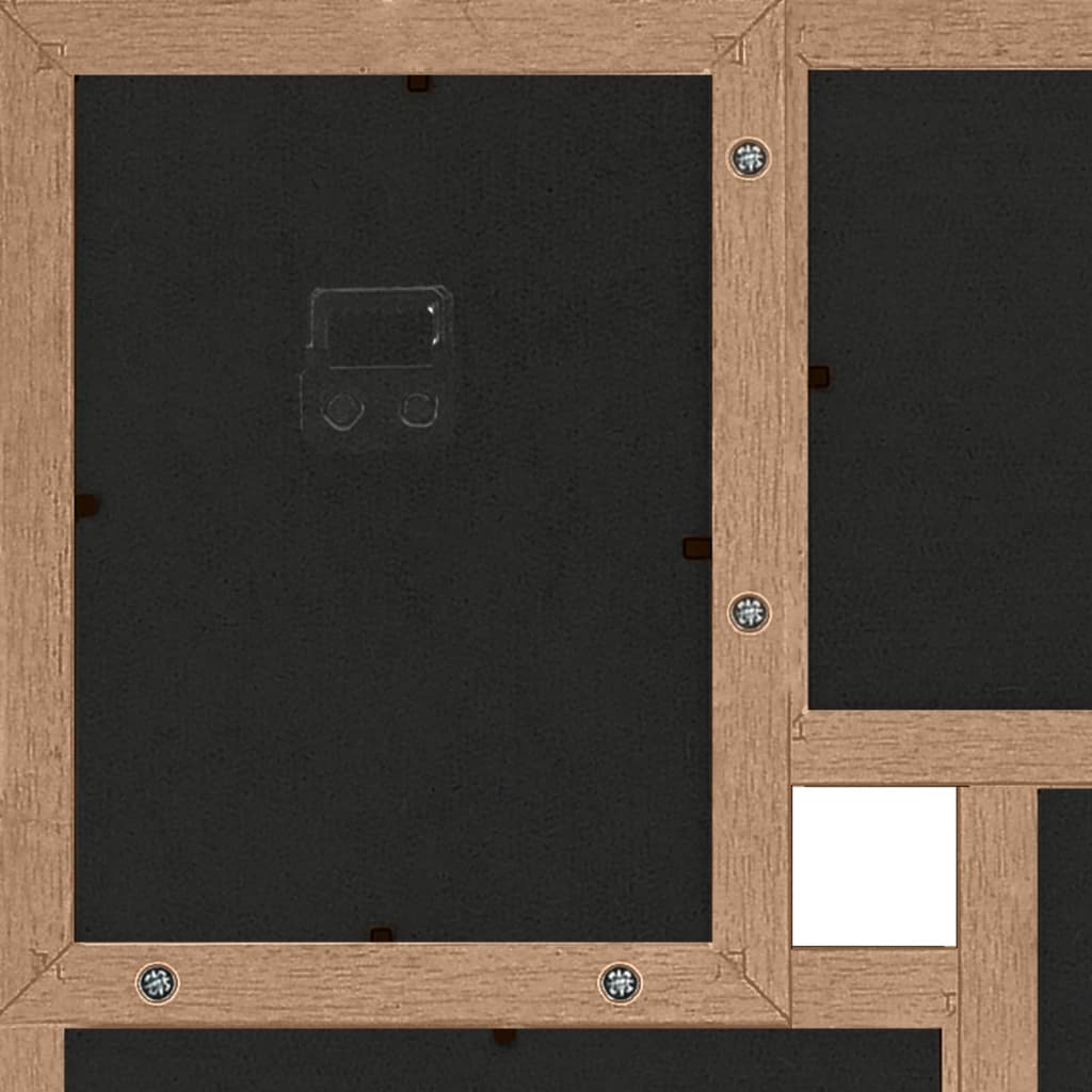 vidaXL Πλαίσιο Φωτογραφιών Κολάζ Αν. Καφέ για Φωτ. 24 x (13x18εκ.) MDF