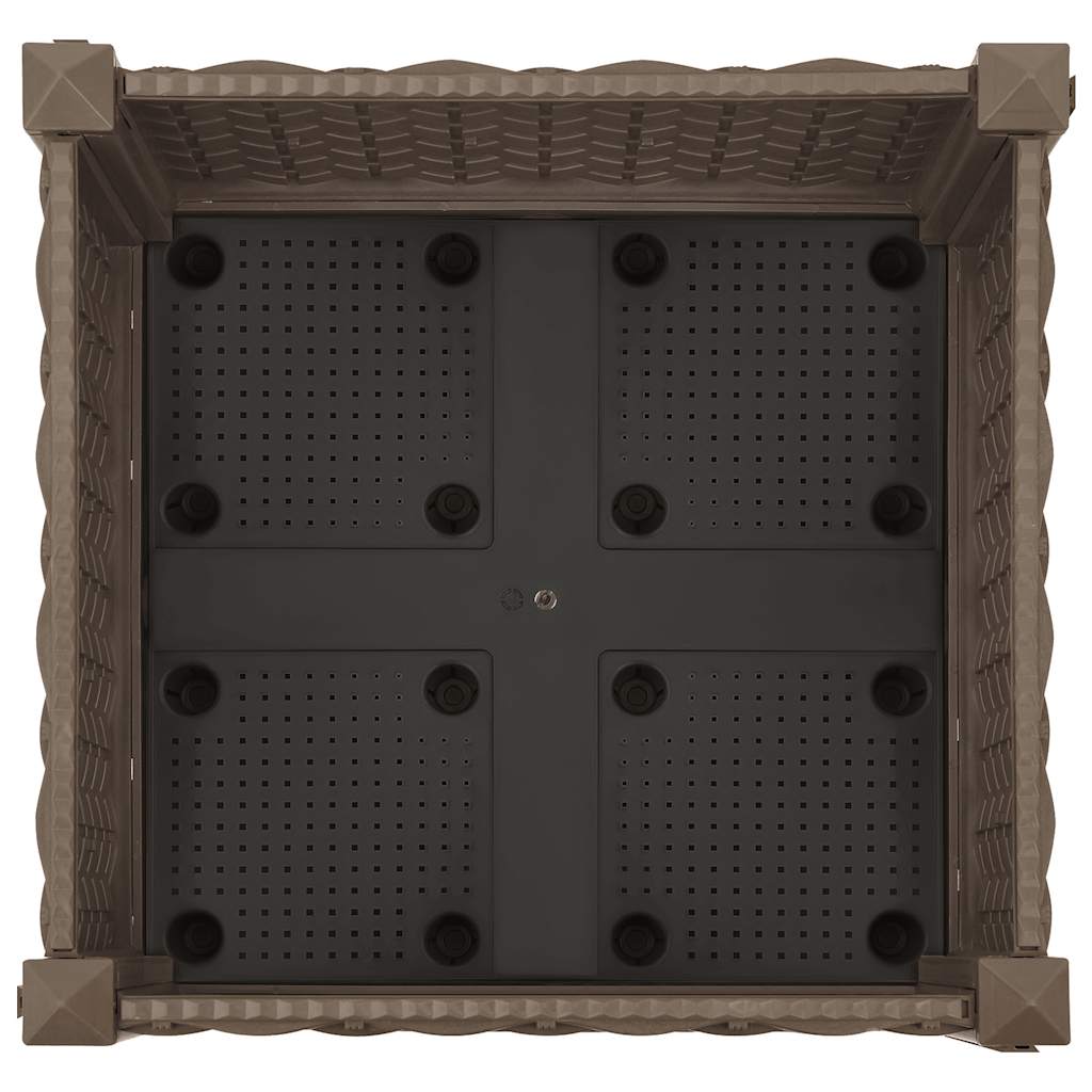 vidaXL Ζαρντινιέρα 40 x 40 x 23 εκ. από Πολυπροπυλένιο