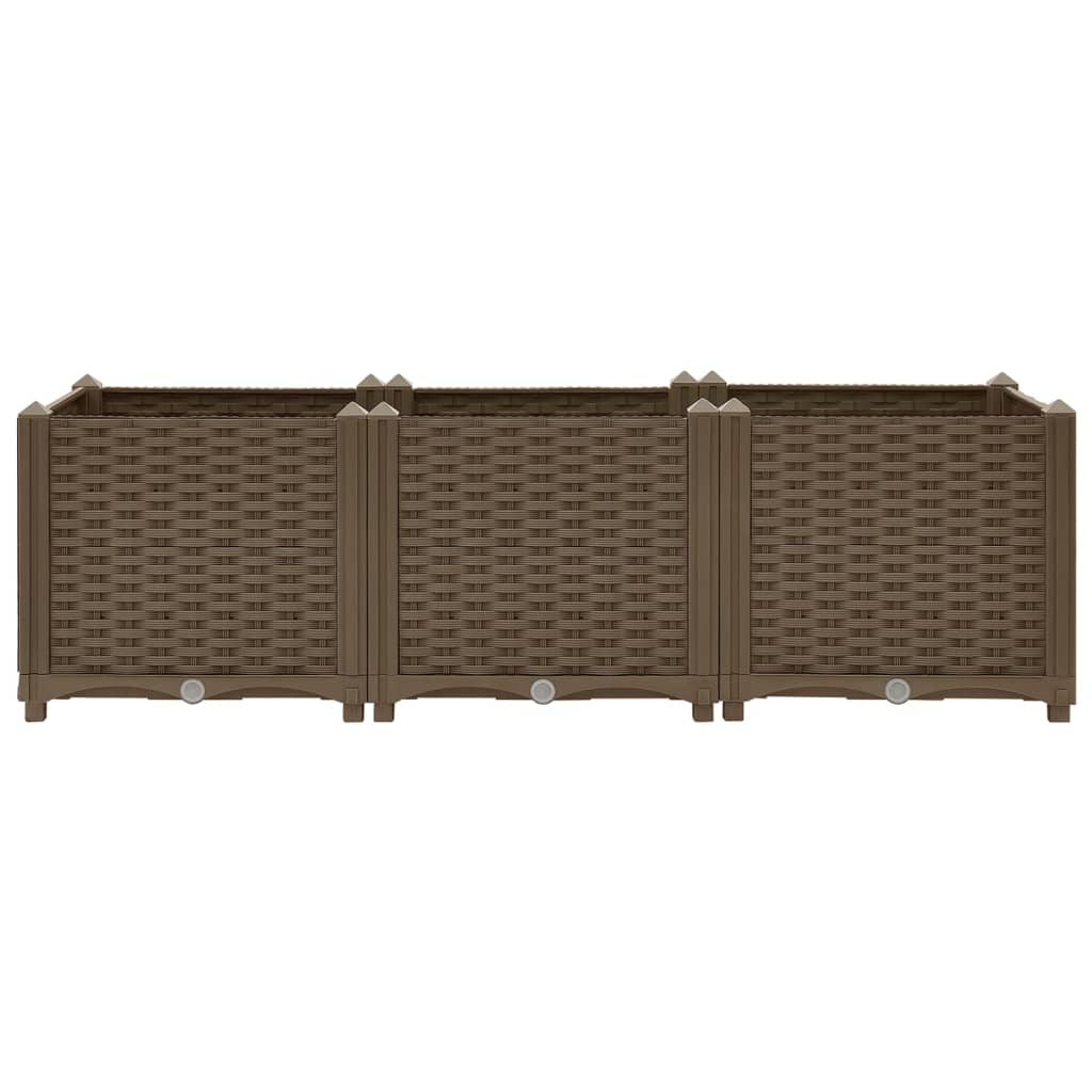 vidaXL Ζαρντινιέρα 120 x 40 x 38 εκ. από Πολυπροπυλένιο
