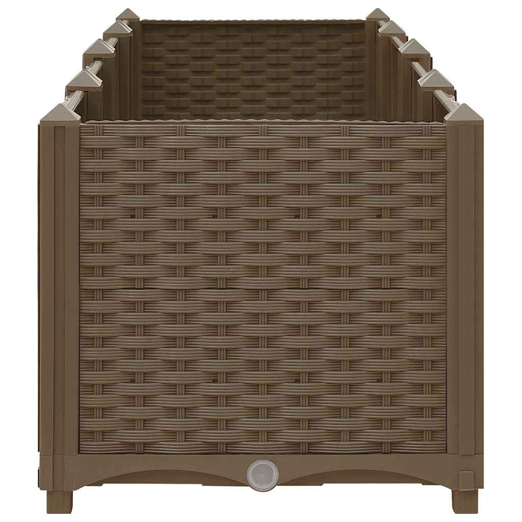 vidaXL Ζαρντινιέρα 160 x 40 x 38 εκ. από Πολυπροπυλένιο