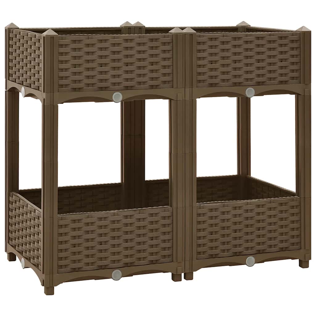 vidaXL Ζαρντινιέρα 80 x 40 x 71 εκ. από Πολυπροπυλένιο