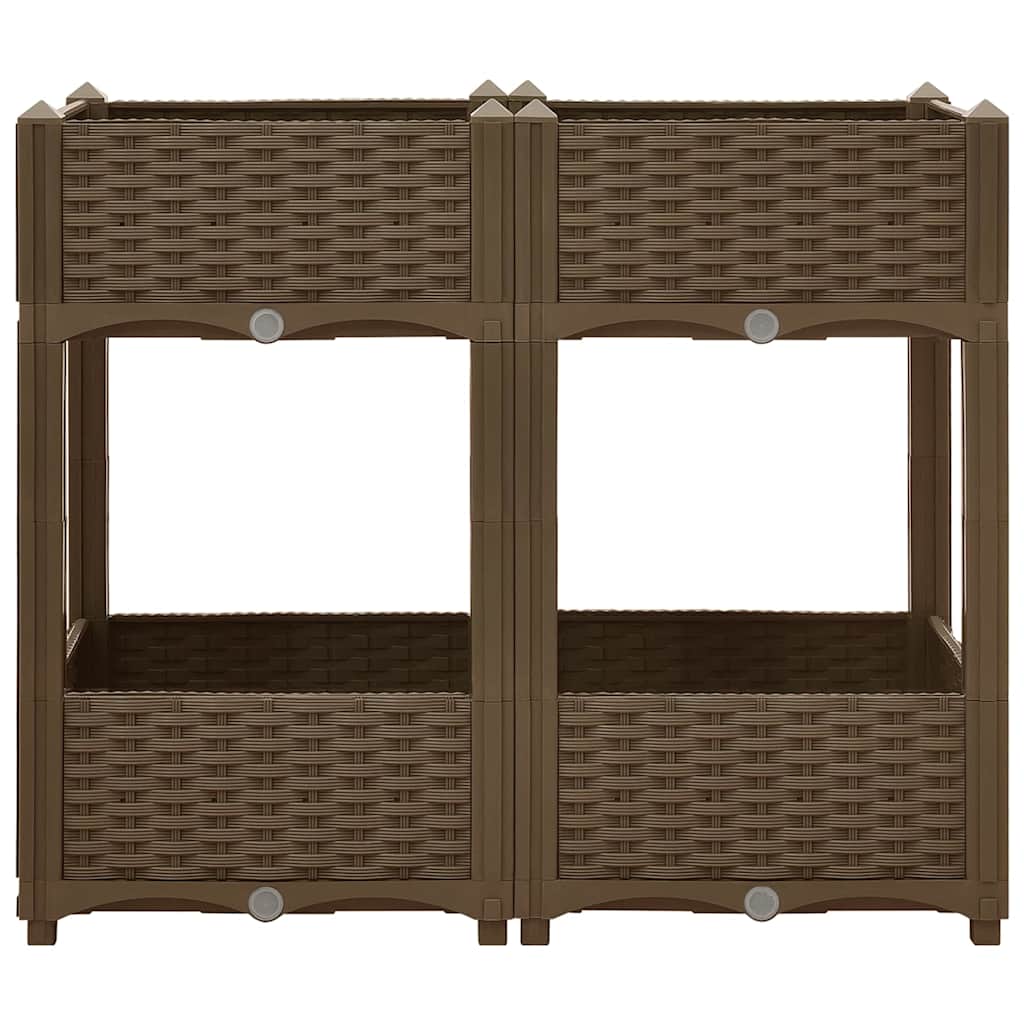 vidaXL Ζαρντινιέρα 80 x 40 x 71 εκ. από Πολυπροπυλένιο