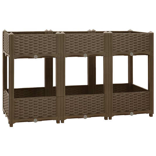 vidaXL Ζαρντινιέρα 120 x 40 x 71 εκ. από Πολυπροπυλένιο