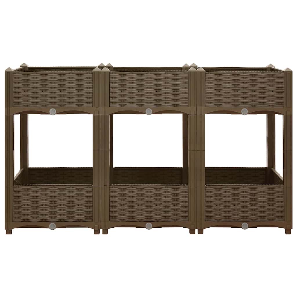 vidaXL Ζαρντινιέρα 120 x 40 x 71 εκ. από Πολυπροπυλένιο