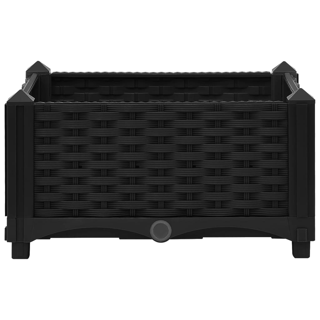 vidaXL Ζαρντινιέρα 40 x 40 x 23 εκ. από Πολυπροπυλένιο