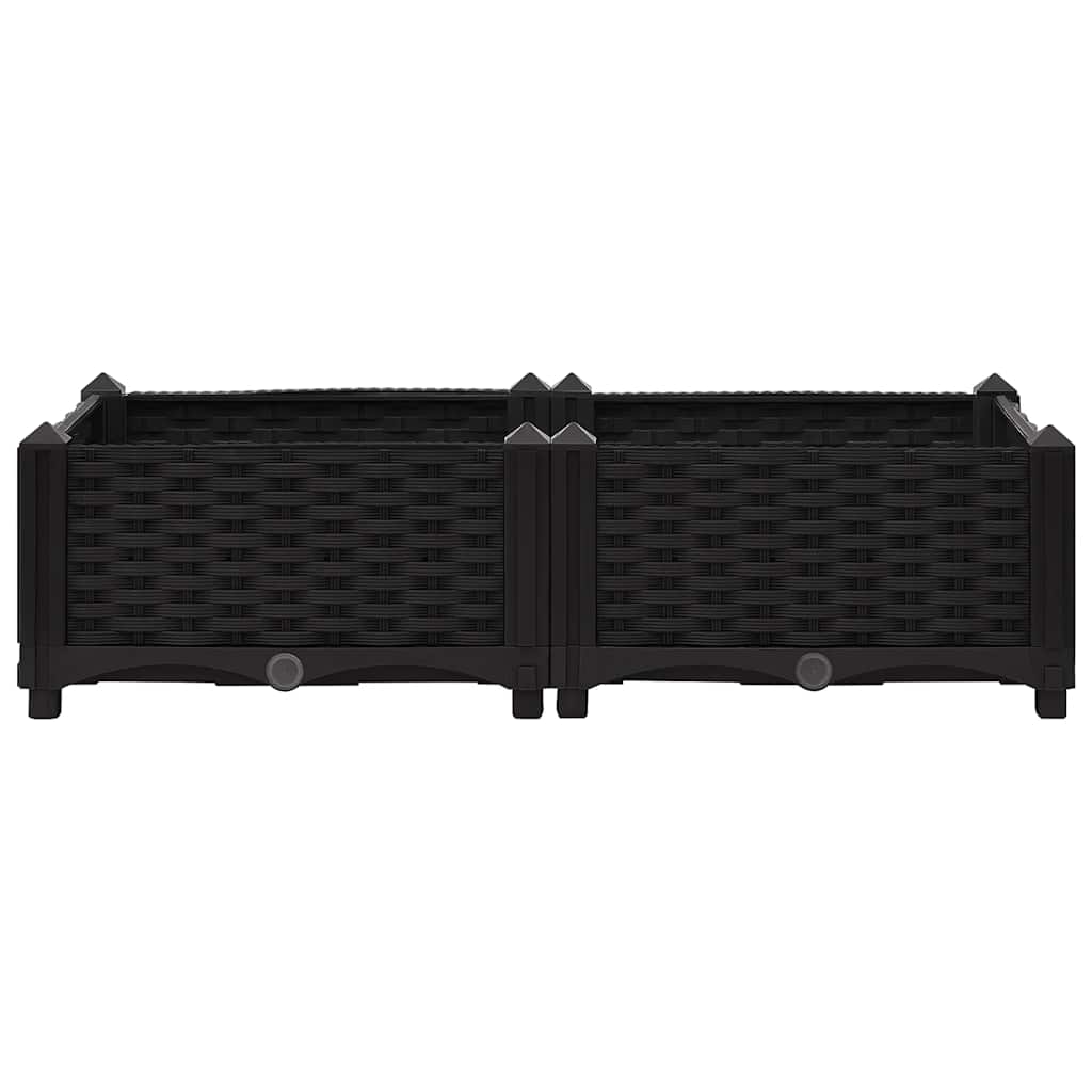 vidaXL Ζαρντινιέρα 80 x 40 x 23 εκ. από Πολυπροπυλένιο