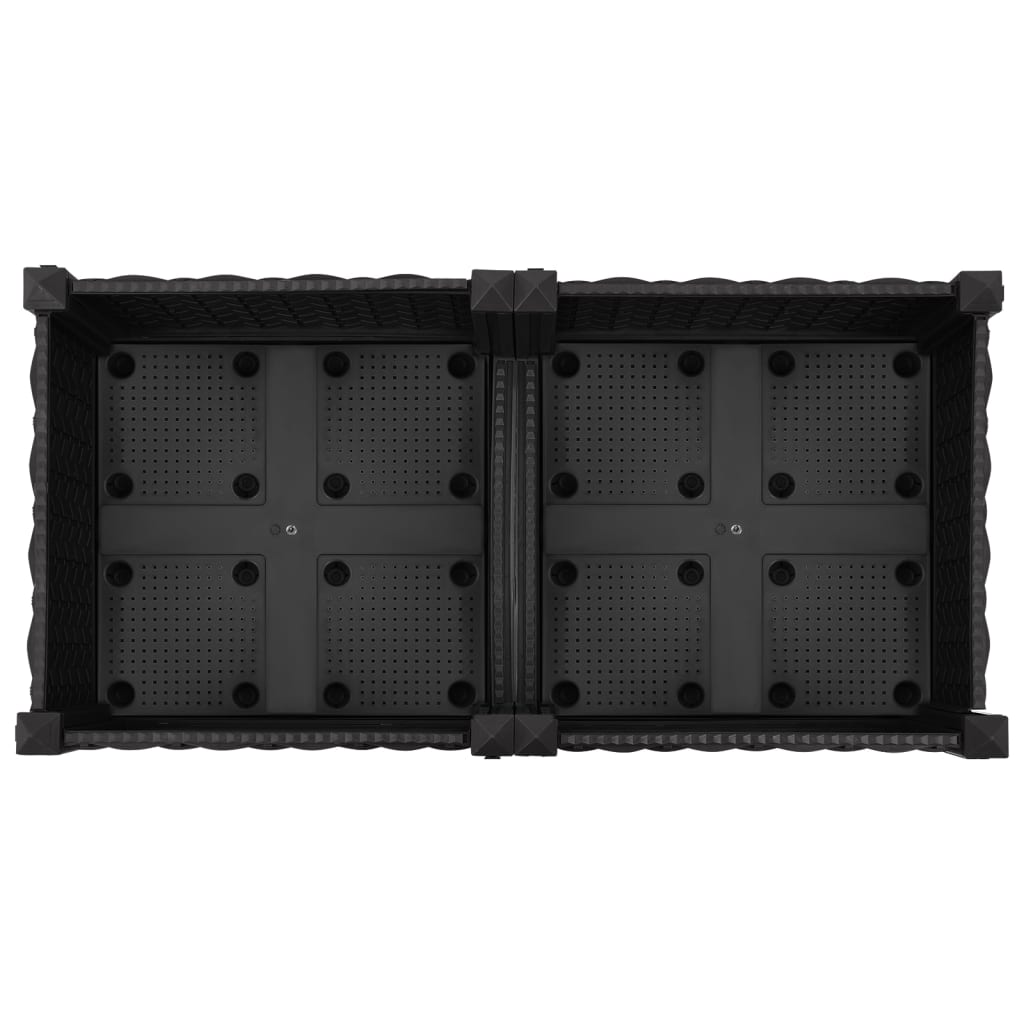 vidaXL Ζαρντινιέρα 80 x 40 x 23 εκ. από Πολυπροπυλένιο