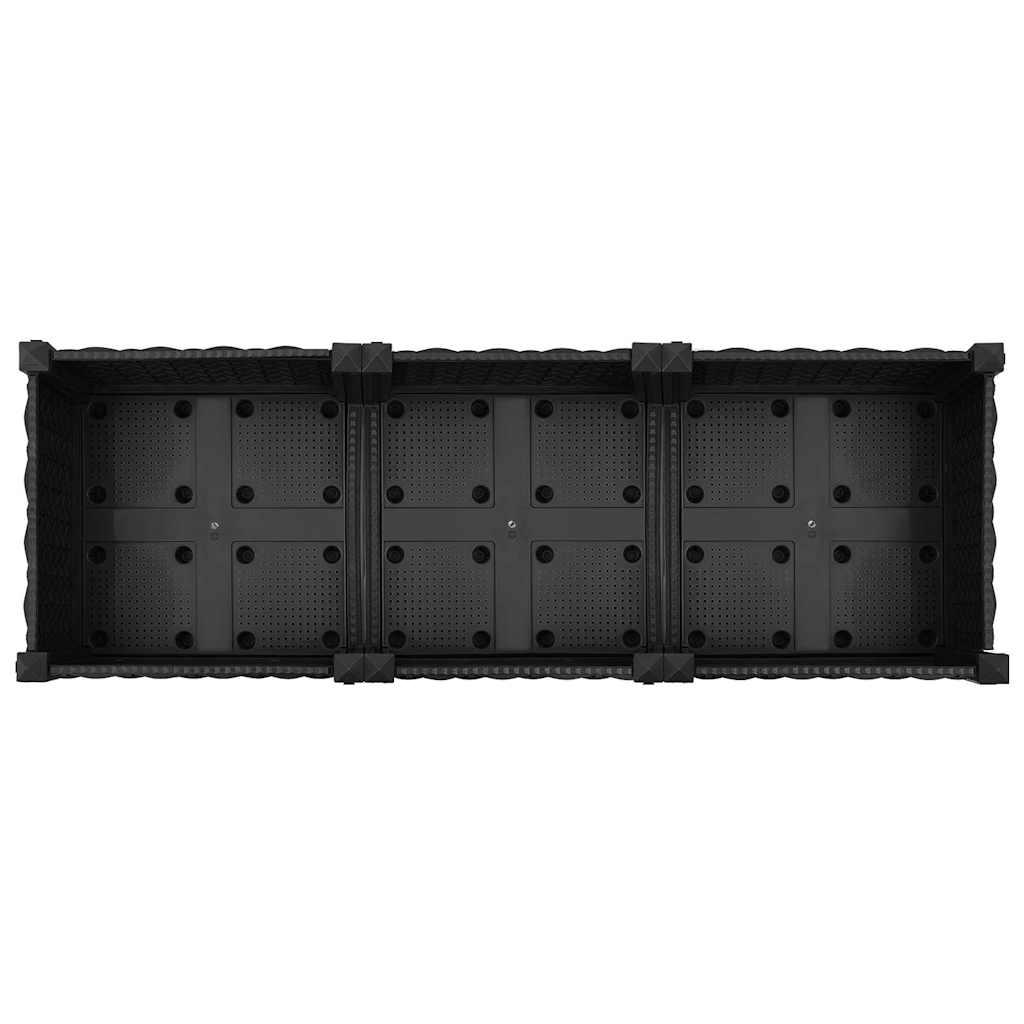 vidaXL Ζαρντινιέρα 120 x 40 x 23 εκ. από Πολυπροπυλένιο