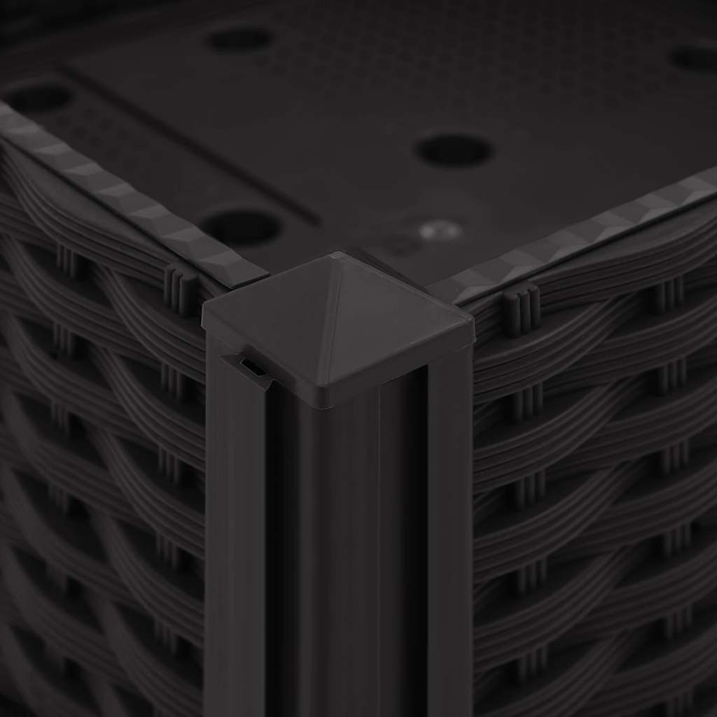 vidaXL Ζαρντινιέρα 120 x 40 x 23 εκ. από Πολυπροπυλένιο