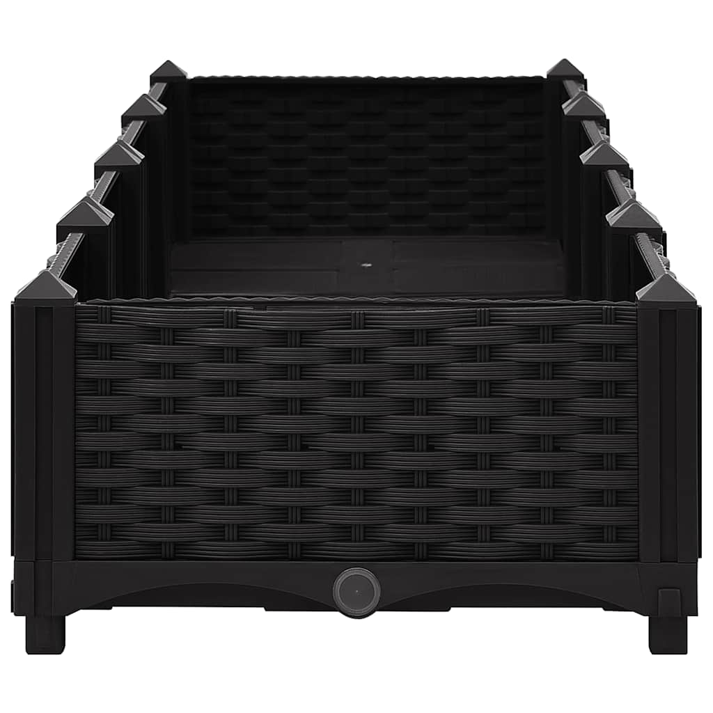 vidaXL Ζαρντινιέρα 160 x 40 x 23 εκ. από Πολυπροπυλένιο