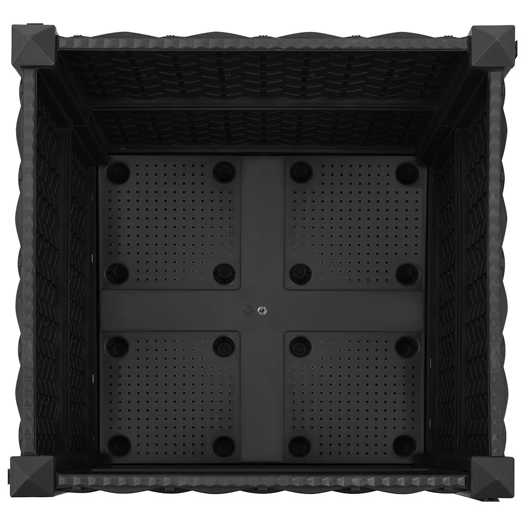 vidaXL Ζαρντινιέρα 40 x 40 x 38 εκ. από Πολυπροπυλένιο