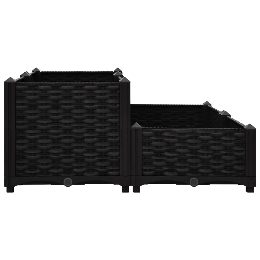 vidaXL Ζαρντινιέρα 80 x 80 x 38 εκ. από Πολυπροπυλένιο