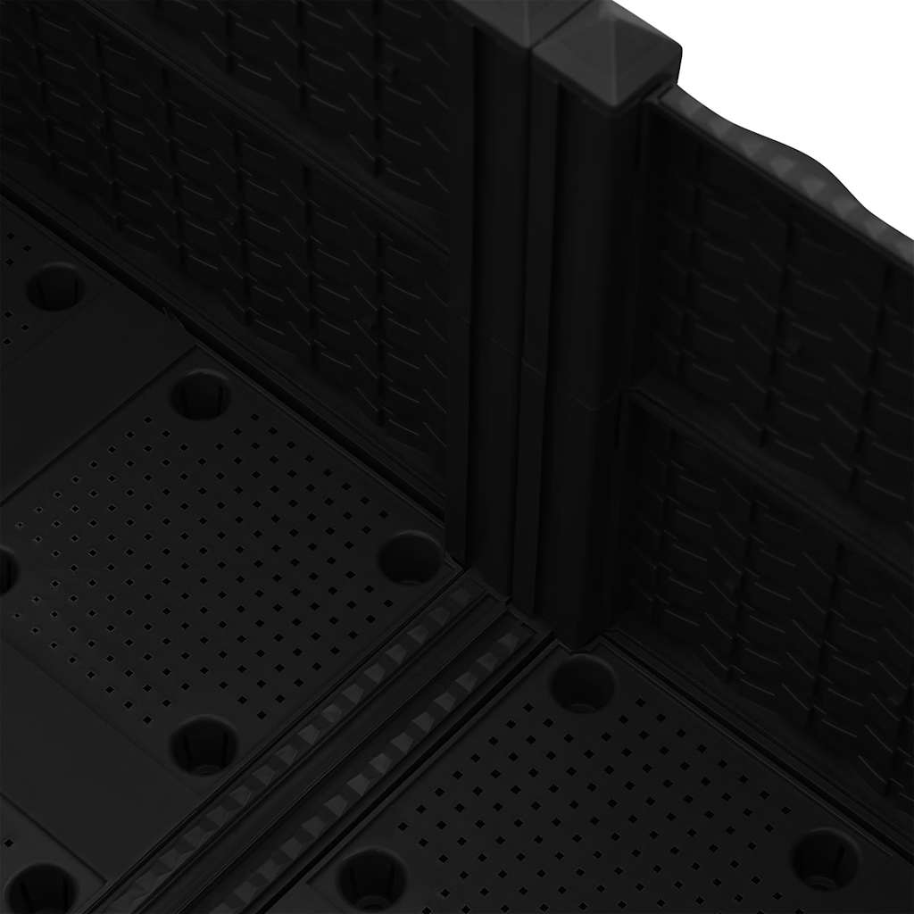 vidaXL Ζαρντινιέρα 80 x 80 x 23 εκ. από Πολυπροπυλένιο