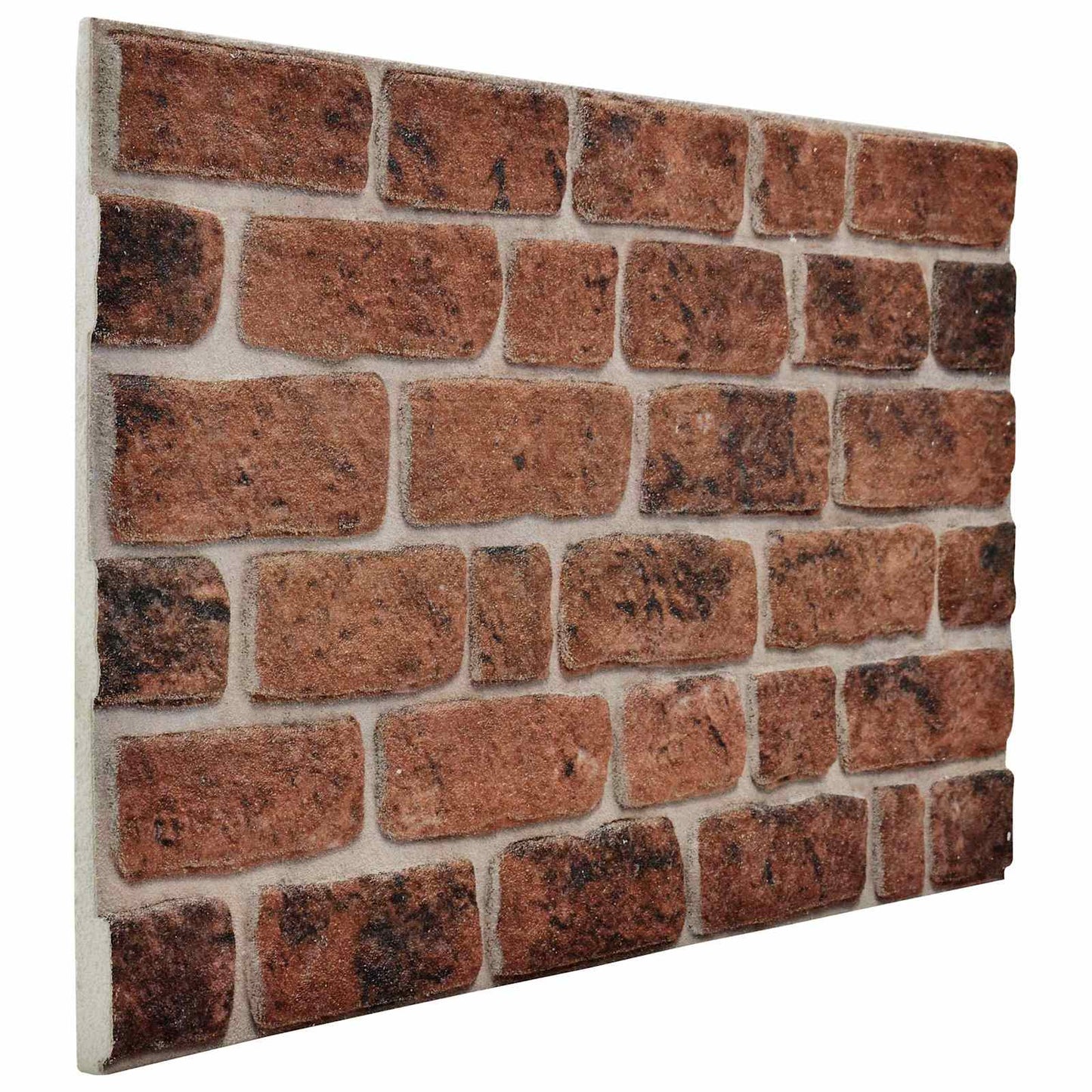 vidaXL Πάνελ τοίχου 10 pcs Καφέ Τούβλο 100 x 50 cm Αφρός EPS