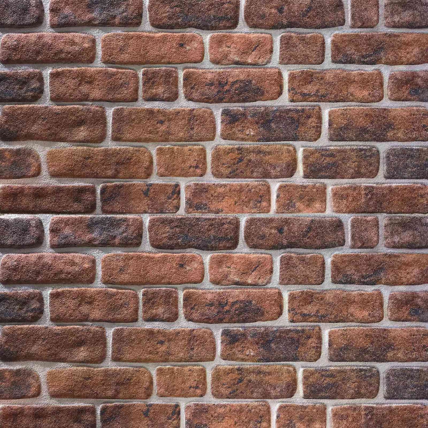 vidaXL Πάνελ τοίχου 10 pcs Καφέ Τούβλο 100 x 50 cm Αφρός EPS