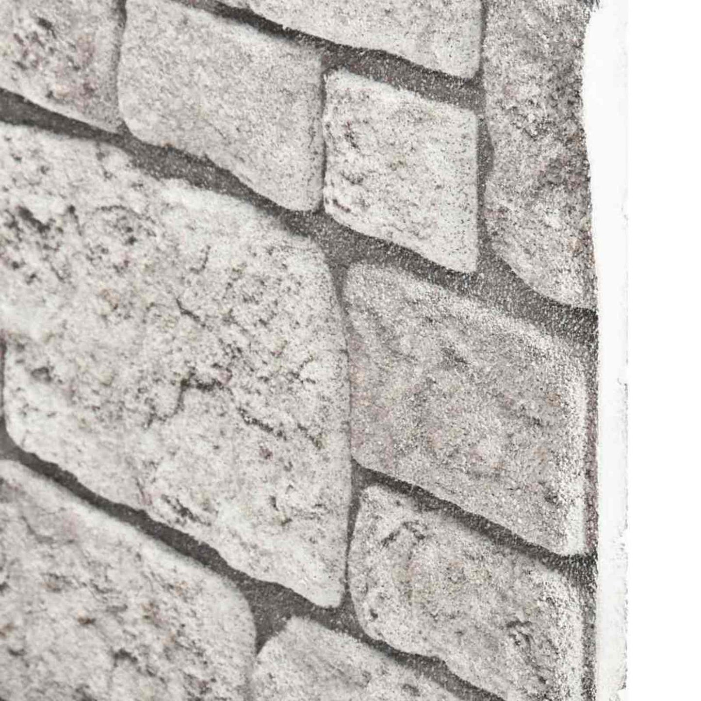 vidaXL Πάνελ τοίχου 10 pcs Γκρι 100 x 50 cm Αφρός EPS