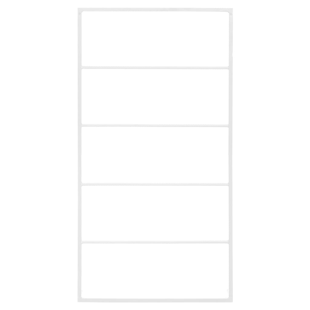 vidaXL Ράφι Πετσετών Λευκό Ατσάλινο 60x10x116 εκ.