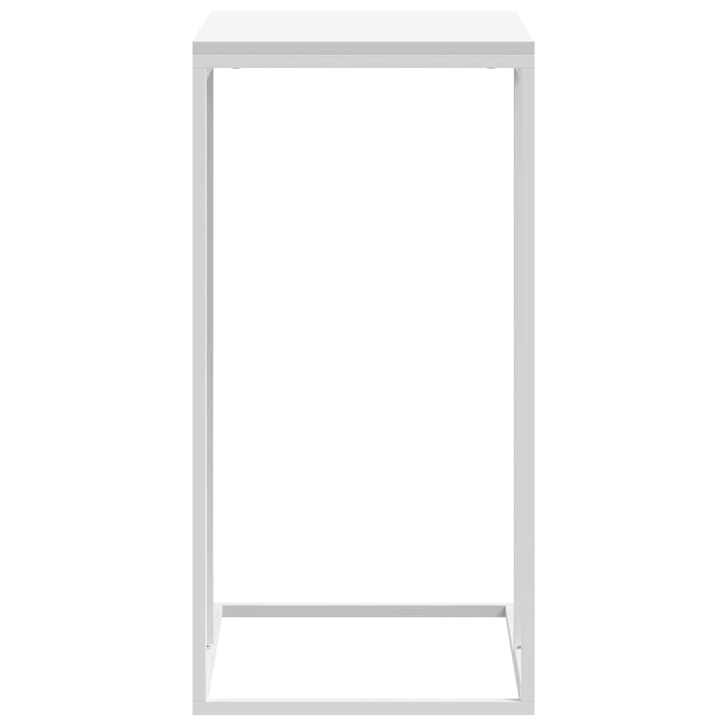 vidaXL Τραπέζι Βοηθητικό Λευκό 40x30x59 εκ. από Επεξεργασμένο Ξύλο