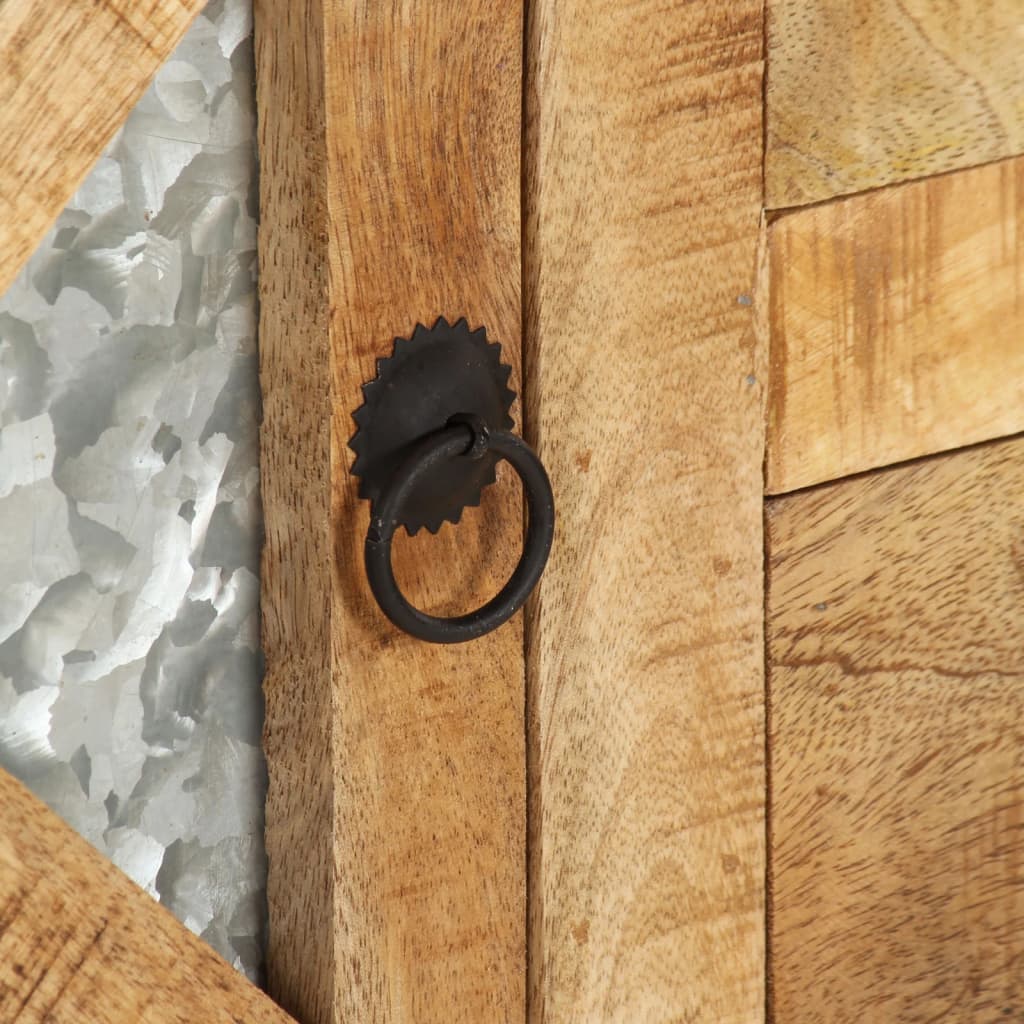 vidaXL Κονσόλα 110 x 30 x 74 εκ. από Ακατέργαστο Ξύλο Μάνγκο