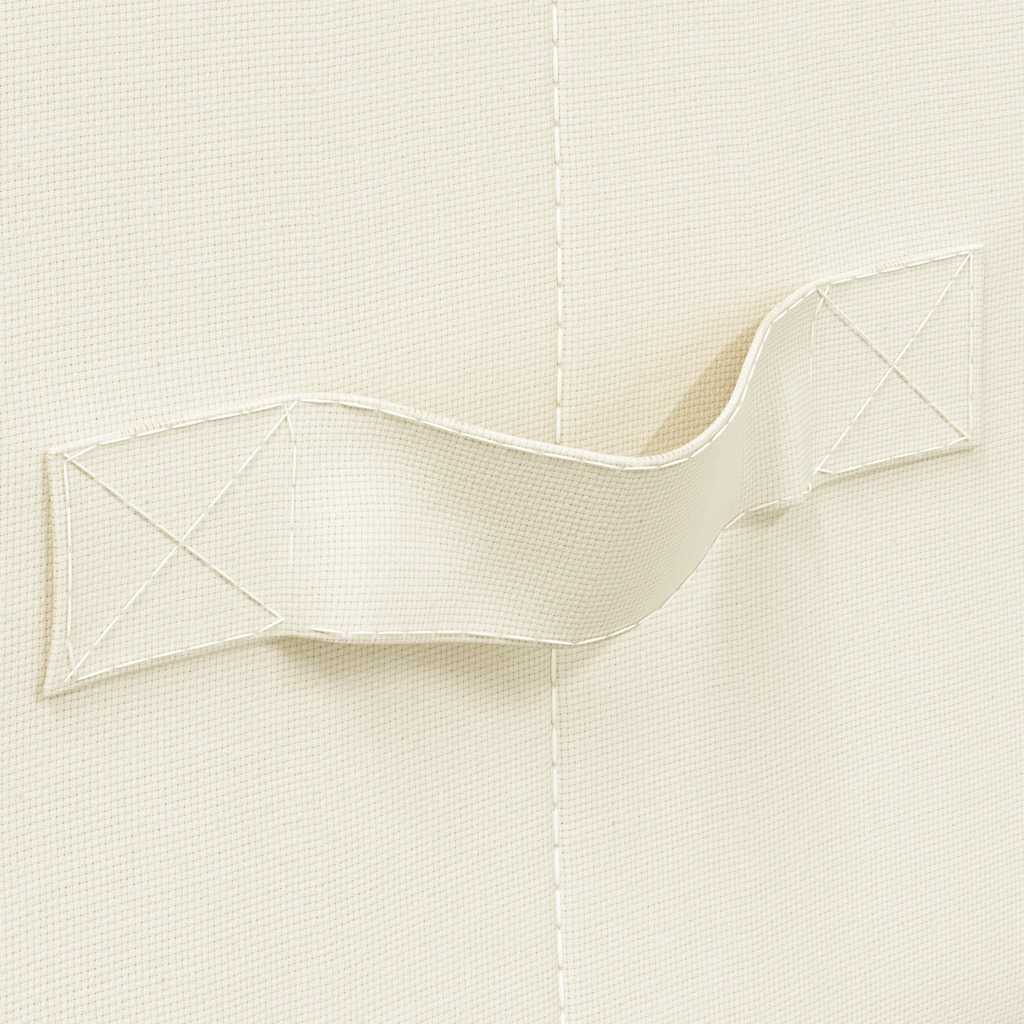 vidaXL Κουτί Αποθήκευσης Κρεμ 70 x 40 x 18 εκ. Υφασμάτινο