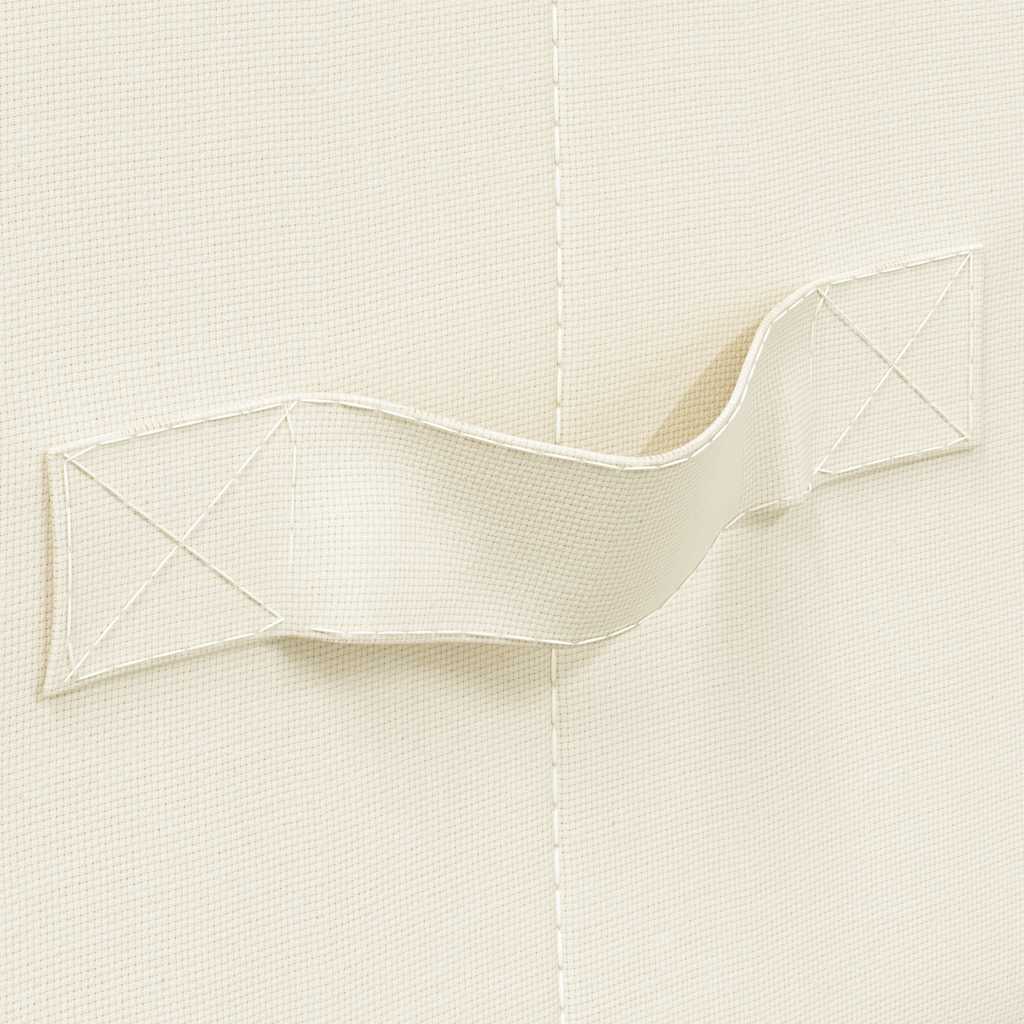 vidaXL Κουτιά Αποθήκευσης 2 τεμ. Κρεμ 50 x 30 x 25 εκ. Υφασμάτινα