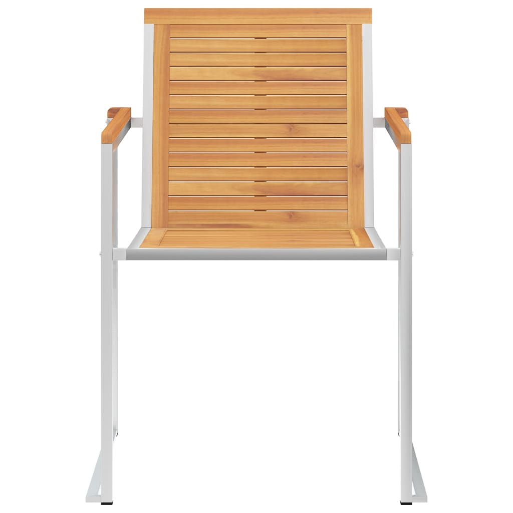 vidaXL Καρέκλες Κήπου 6 τεμ. από Μασίφ Ξύλο Teak με Μαξιλάρια