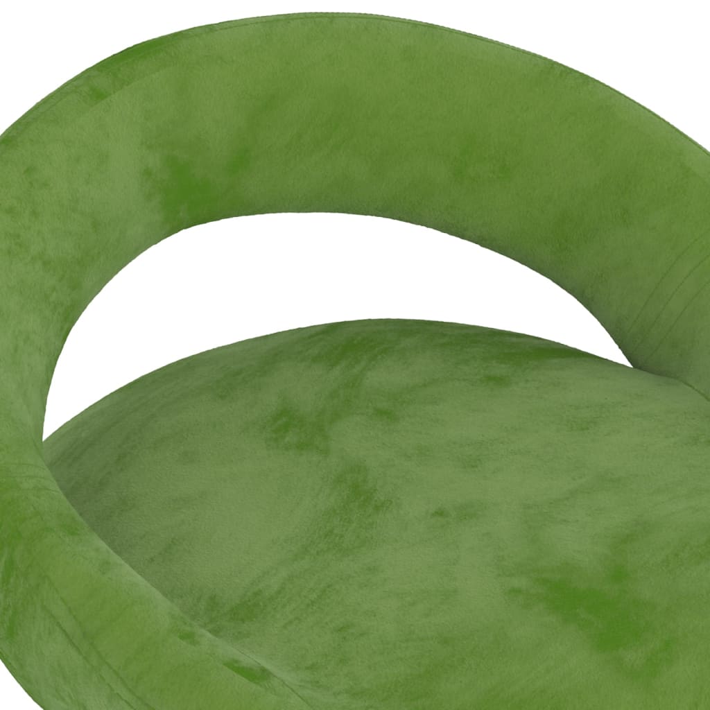 vidaXL Σκαμπό Μπαρ 2 τεμ. Ανοιχτό Πράσινο Βελούδινα